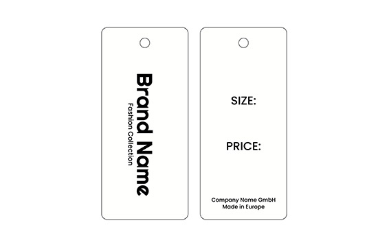 Kartonske etikete Model HT-M117