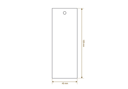 Kartonske etikete Glamor Style Model HT-M123