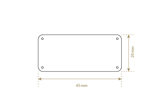 Etikete iz umetnega usnja Model EP-M101