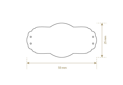 Etikete iz umetnega usnja Model EP-M105