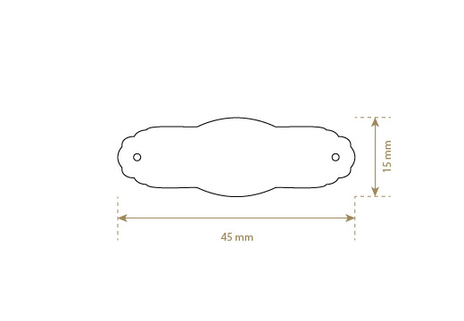 Etikete iz umetnega usnja Model EP-M115