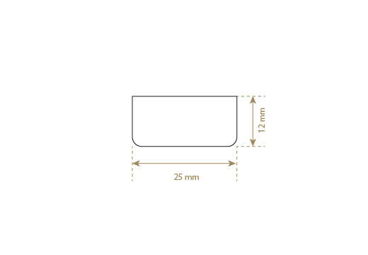 Etikete iz umetnega usnja Model EP-M124