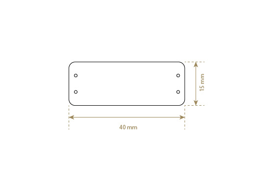 Etikete iz pravega usnja Model EP-M4