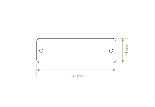 Etikete iz pravega usnja Model EP-M62