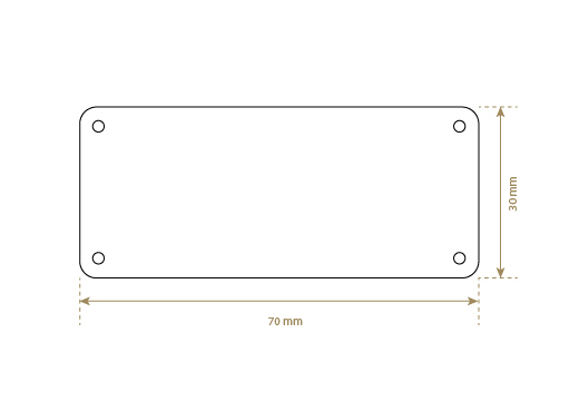Etikete iz pravega usnja Model EP-M64