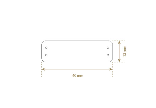 Etikete iz pravega usnja Model EP-M8