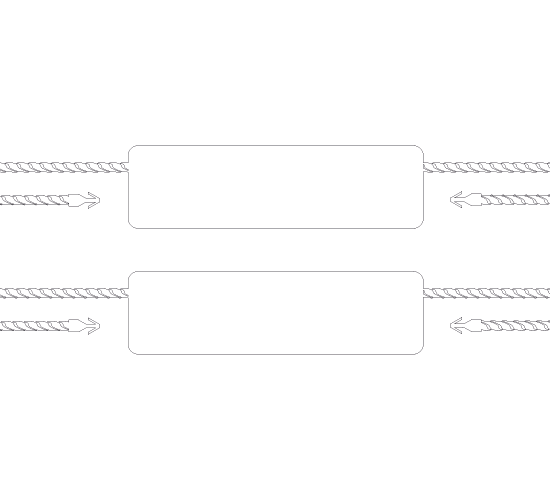 Plastične plombe za pečatenje Model ST-M242