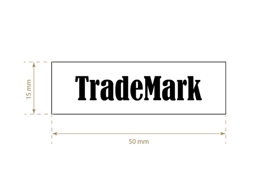 Tiskane tekstilne etikete Compact Style Model TL-M4