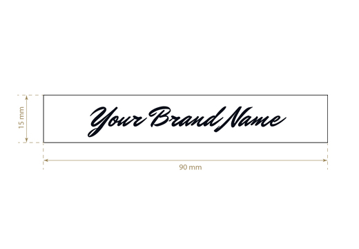 Tiskane tekstilne etikete Long Style Model TL-M6