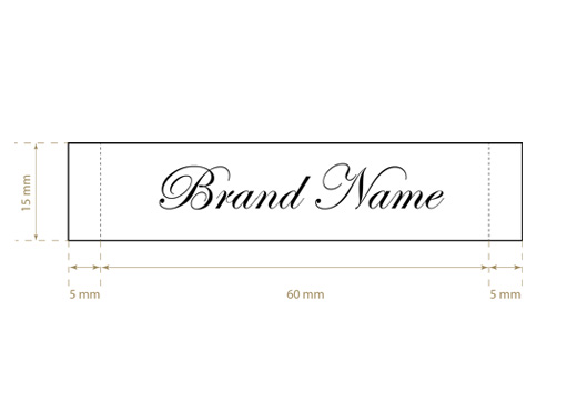 Žakar tkane etikete Classic Style Model WL-M19