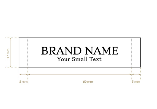 Žakar tkane etikete Pure Style Model WL-M30