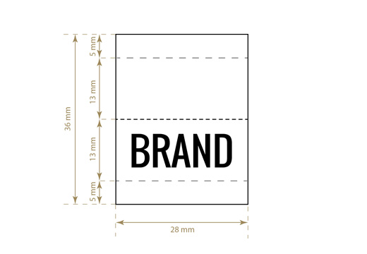 Žakar tkane etikete Small Style Model WL-M54