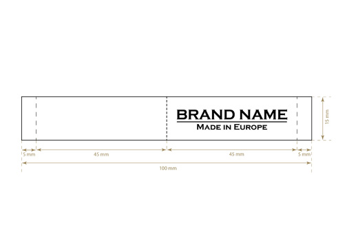 Žakar tkane etikete New Look Style Model WL-M61