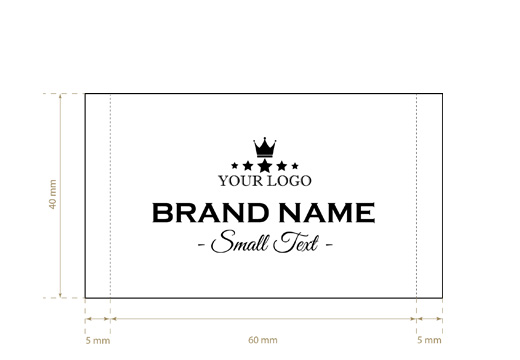 Žakar tkane etikete Portly Style Model WL-M70